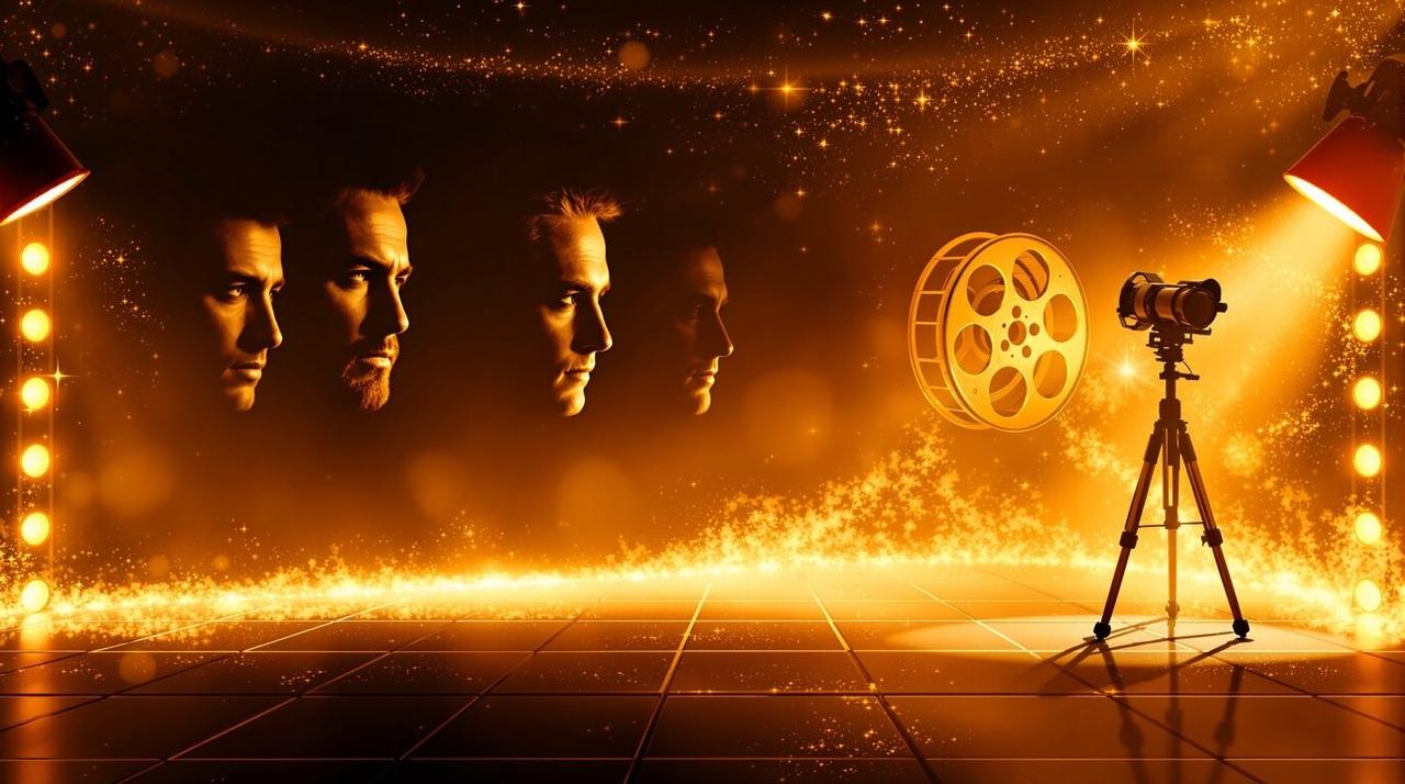 性爱视频免费专题「动作明星出道作」封面图，八位动作巨星，从第一部戏看起。